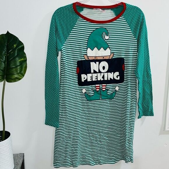 LA VIE EN ROSE | Christmas Night Gown Size Small - Picture 2 of 7